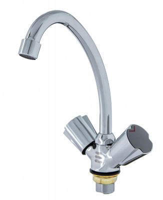 Смеситель для кухни I-TECH, ORION 41, двухвентильный, гайка