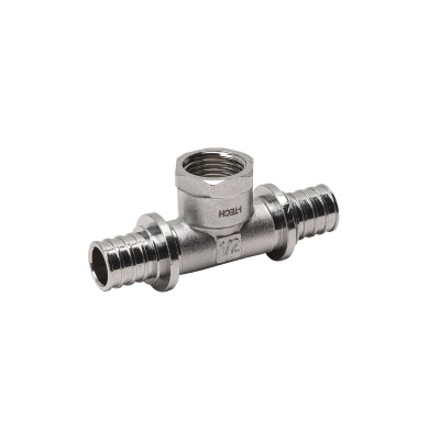 Тройник аксиальный I-TECH 20х1/2"(ВР), латунь