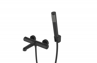 Смеситель для ванны I-TECH, SIRIUS 21, однорычажный, термостатический, черный