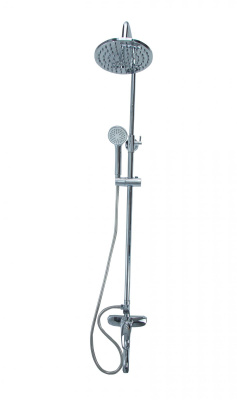 Гарнитур душевой I-TECH, 1100 мм с верхней лейкой 200 мм, со смесителем, однорычажный