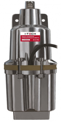 Насос погружной вибрационный I-TECH D-280/25 нижний забор, 280 Вт, провод 25м