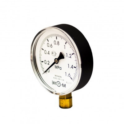 Манометр Экомера МД02-100мм 0..1,6МПа М20*1,5 (Эконом) 69060