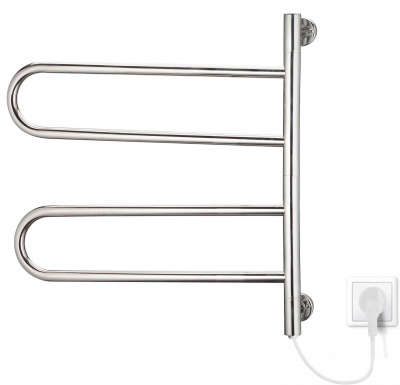 Полотенцесушитель электрический I-TECH, SAMBA, 70 Вт, 60х65, поворотный
