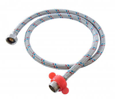 Гибкая подводка для воды в стальной оплётке, г/ш