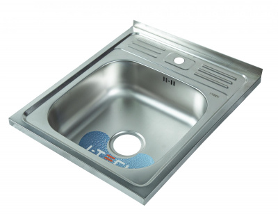 Мойка квадратная накладная, матовая