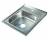 Мойка квадратная накладная, матовая
