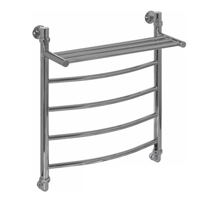 Полотенцесушитель лесенка  М-1 G1", с полкой 600х500 мм