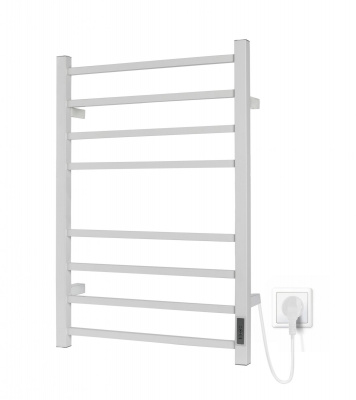 Полотенцесушитель электрический I-TECH, RUMBA, 106 Вт, 53х70, белый глянцевый, таймер прав., П8